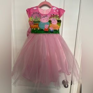 Peppa pig tutu birthday dress size 4t